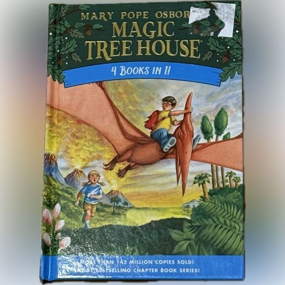 Magic treehouse by Mary pope Osborne ￼ 4 books in 1 hardcover ￼ - Picture 1 of 6